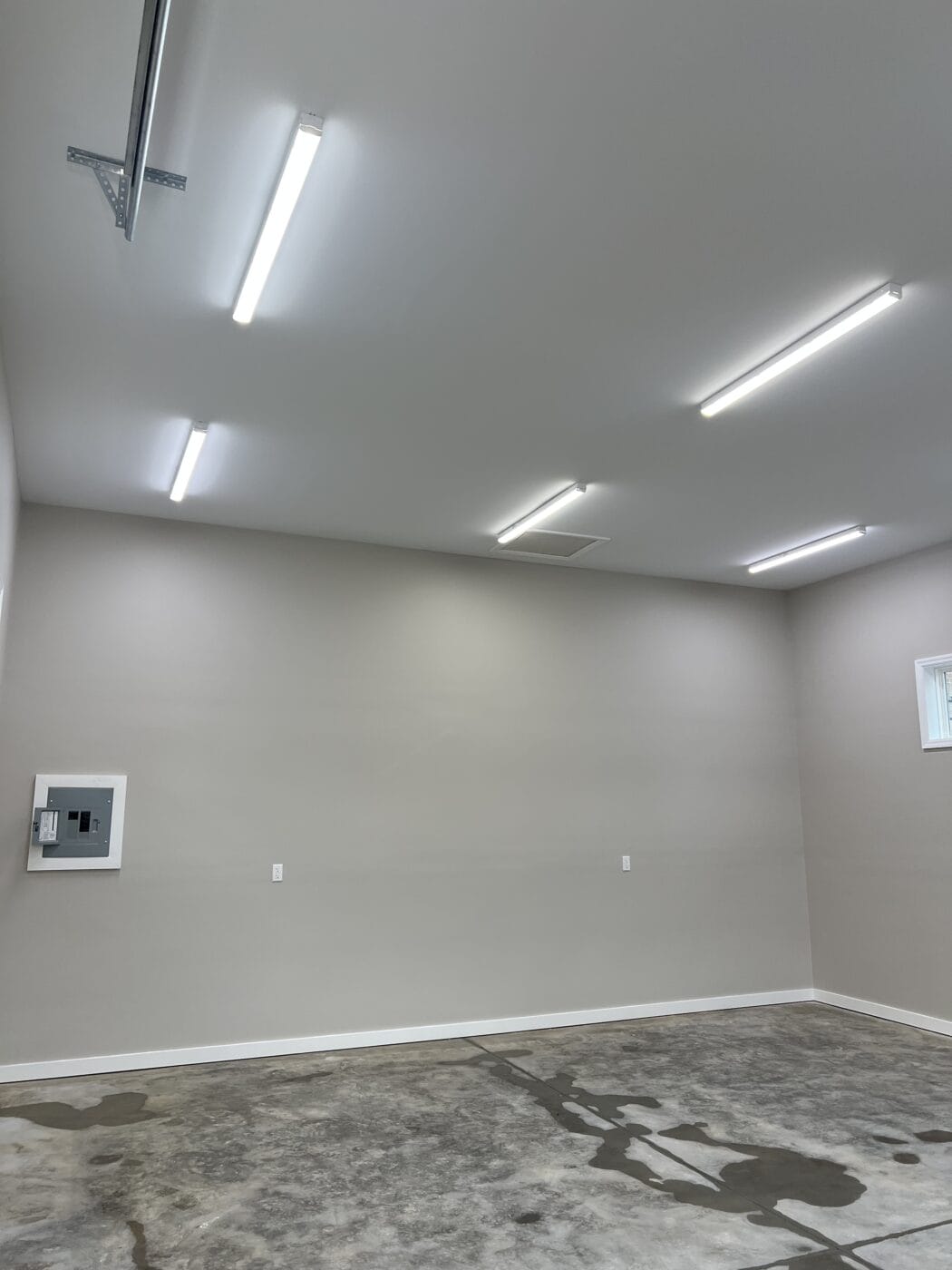 New Lighting in Garage