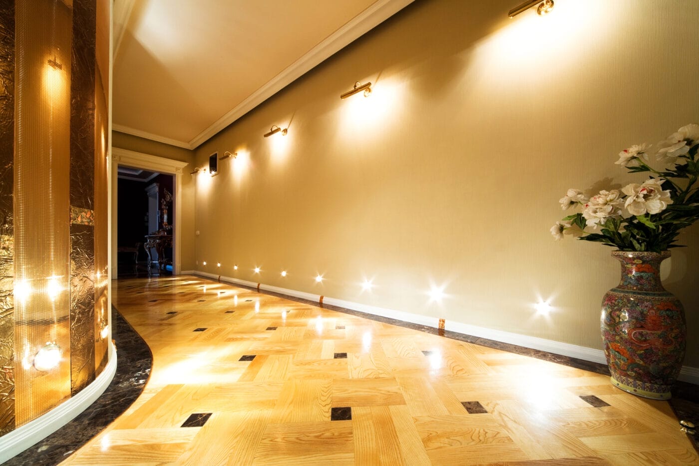 Designer Lighting in Hallway in Asheboro NC